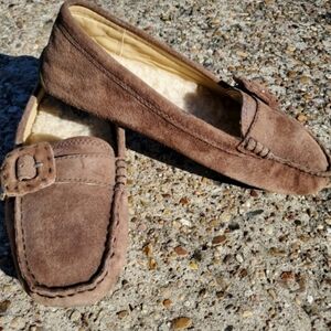 Women's Brown Suede Casual Shoes Size 8